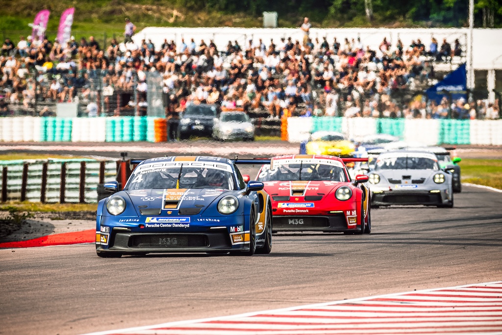 Gustav Krogh tilbage på Carrera Cup-podiet i Sverige.
(Foto: Porsche Carrera Cup Scandinavia)